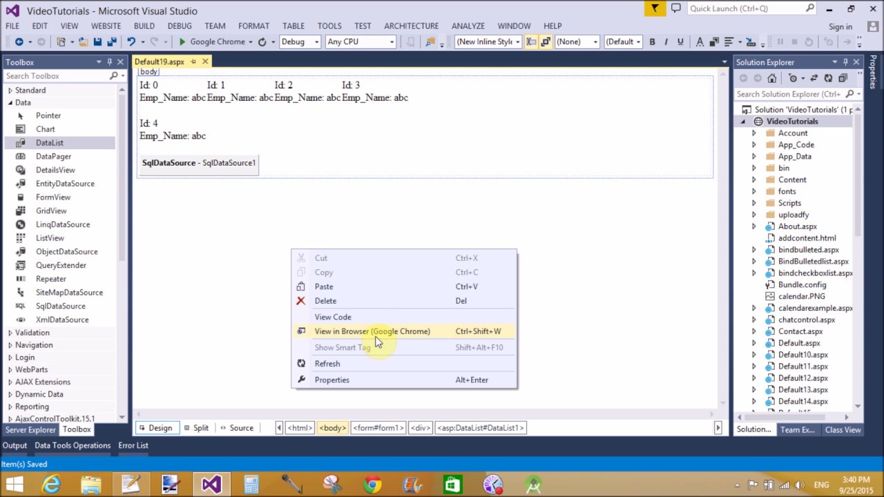 Bind DataList from database also modify item template in asp.net c#