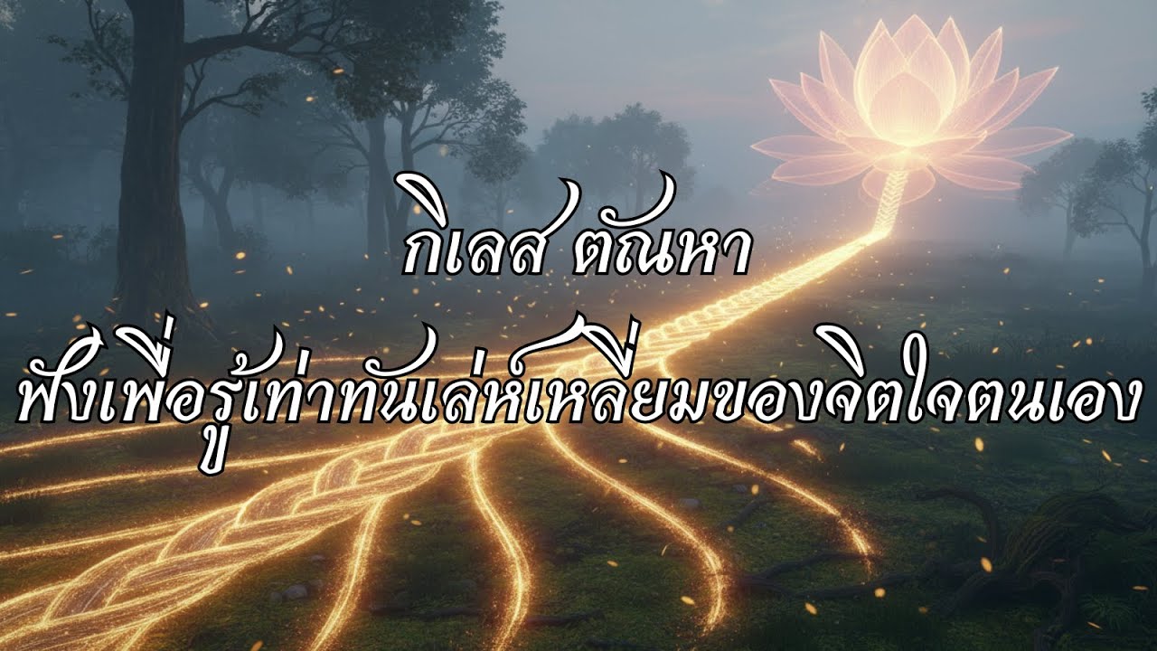 กิเลส ตัณหา ฟังเพื่อรู้เท่าทันเล่ห์เหลี่ยมของจิตใจตนเอง โดยธรรมบำบัด