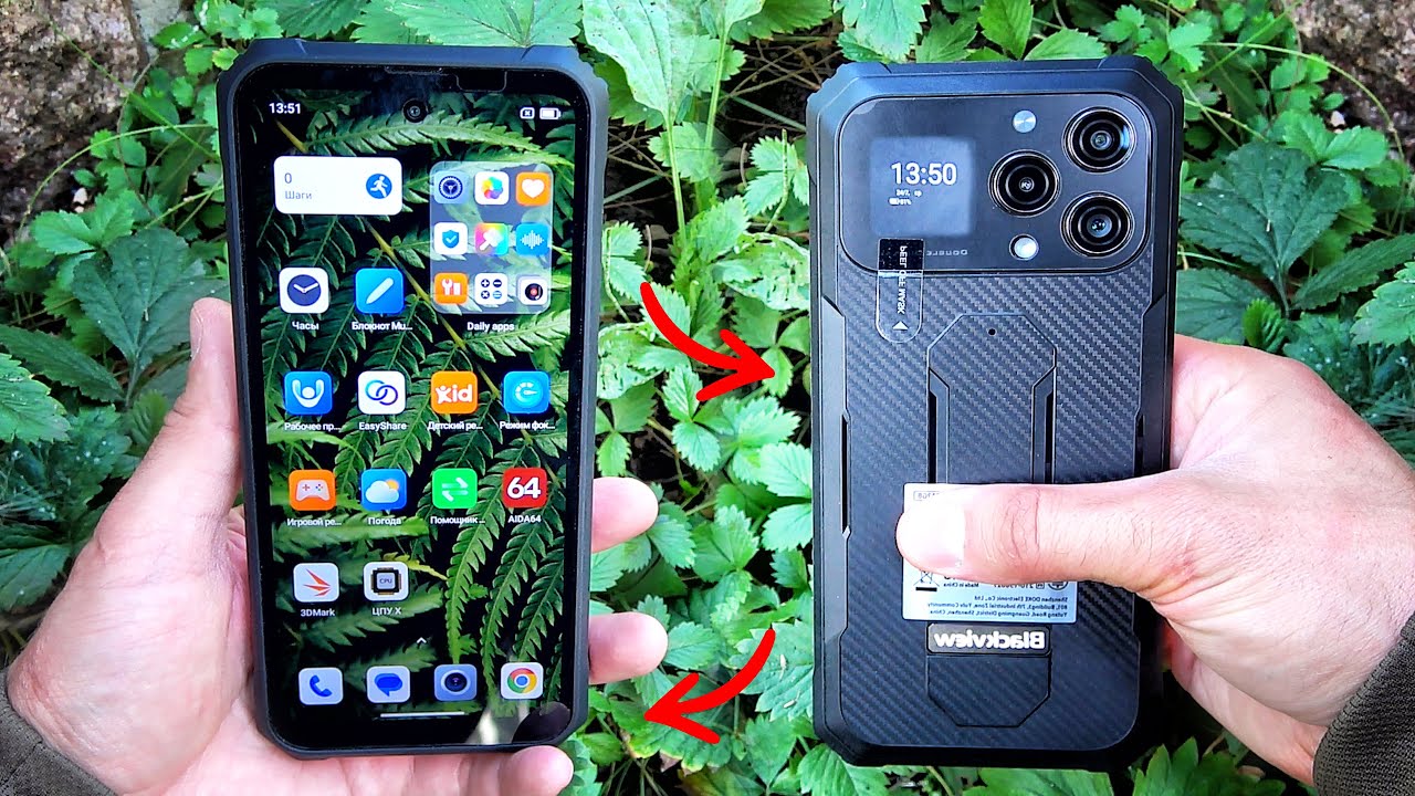 РЫБОЛОВНЫЙ СМАРТФОН для МУЖИКОВ 🔥 BLACKVIEW BL8000 🔥 Два экрана! Защита IP68 512Gb - 2.5K дисплей