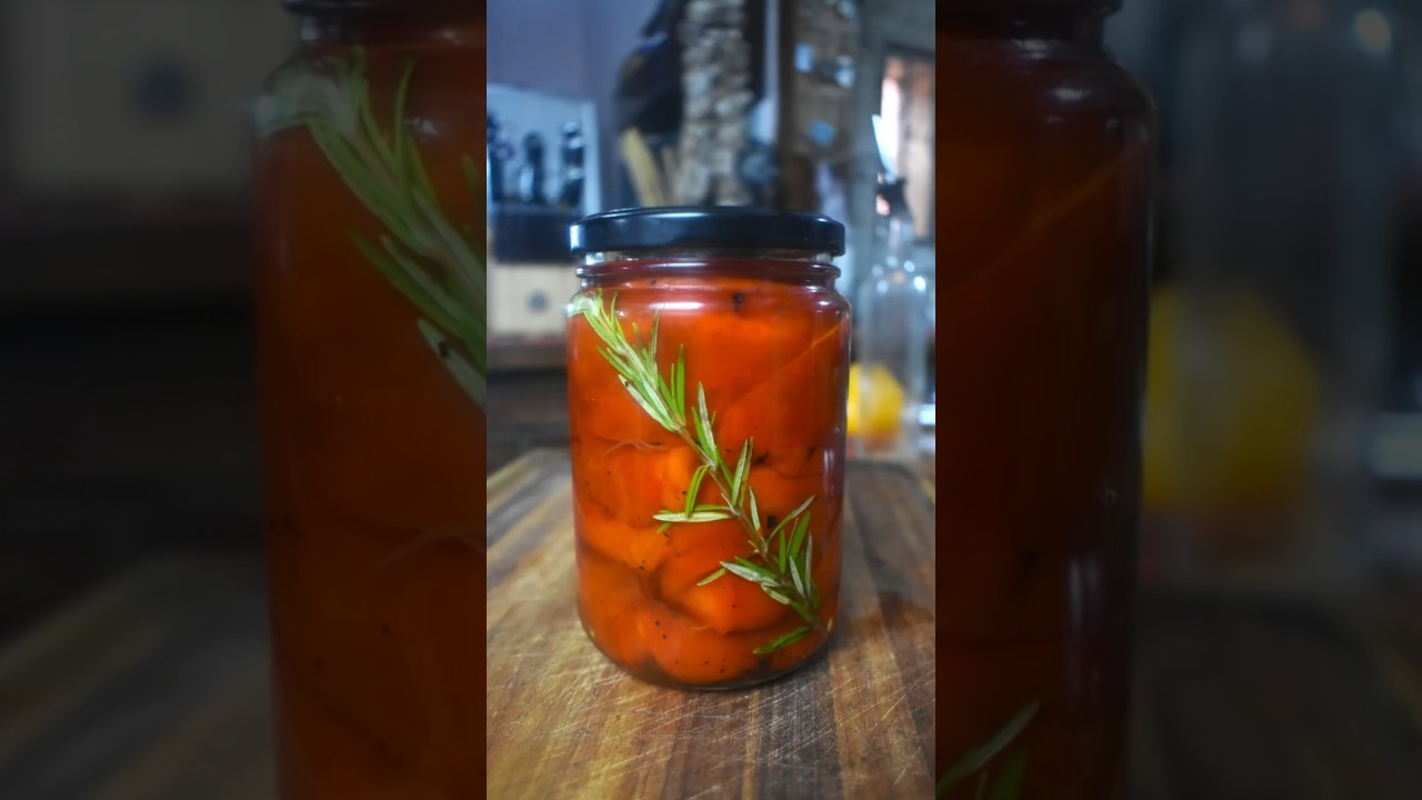 &iexcl;Morrones en Conserva CASEROS que Duran 1 A&Ntilde;O!
