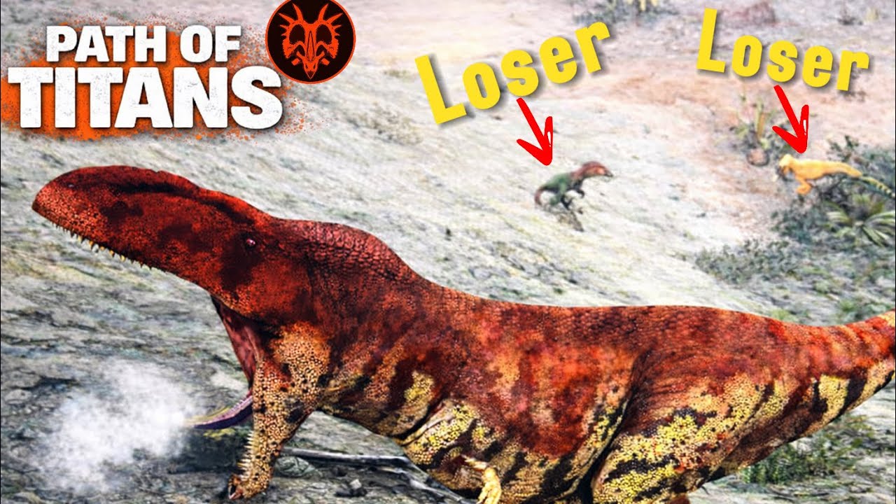 SOLO Tyrannotitan vs ANNOYING PACK | Path of Titans Riparia PvP - Official servers
