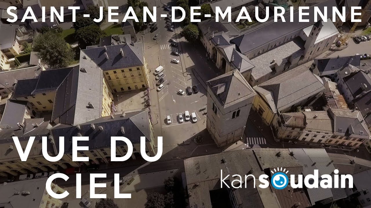 Saint-Jean-de-Maurienne vue du ciel (Drone DJI Phantom 4)