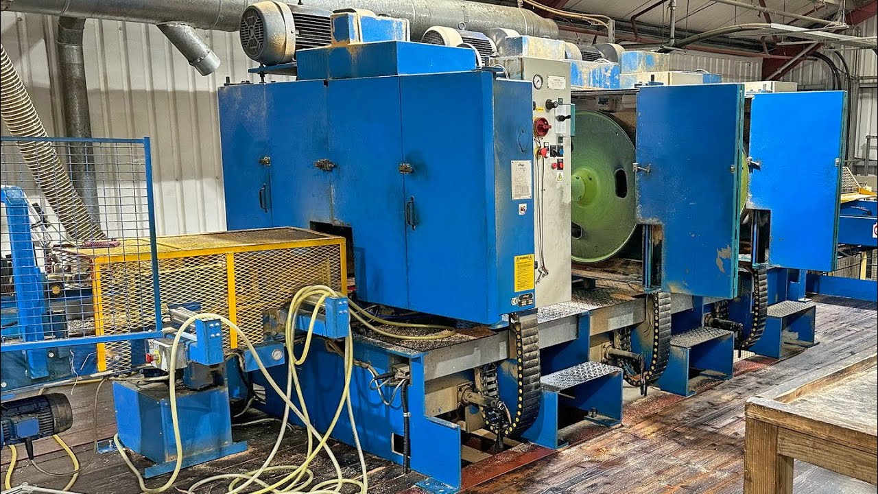 Diba Machinehandel l Stenner MHS 9 + VHF 36 resaw line with Rosens automation