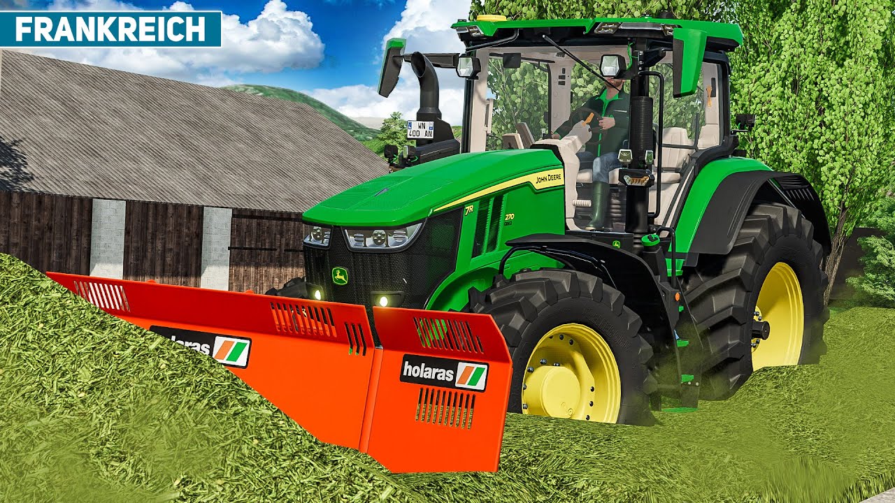 LS22 Frankreich #47: Das SILO ist voll: Silage schieben und umplanen! | LANDWIRTSCHAFTS SIMULATOR 22