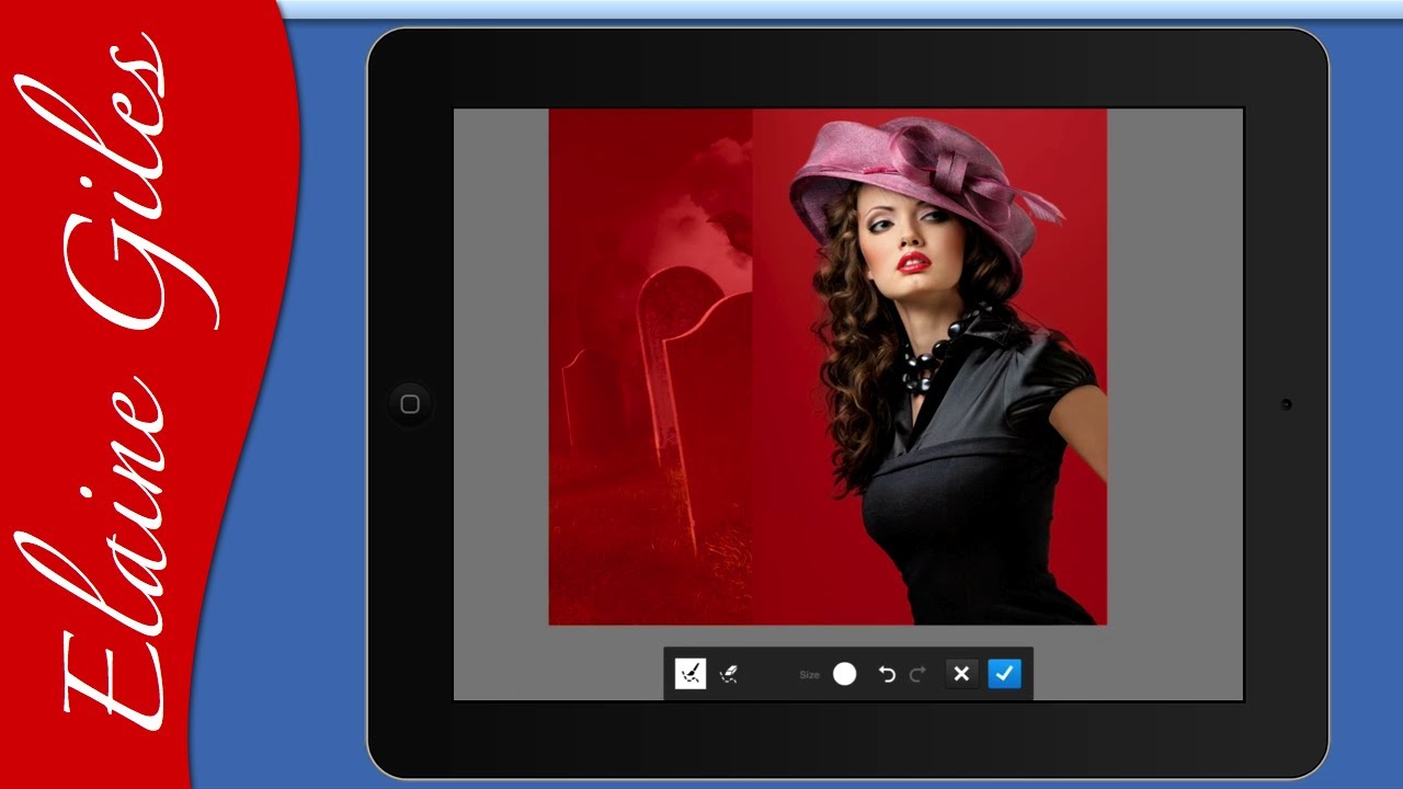 Adobe Photoshop Touch Tutorial - Scribble Select Tool