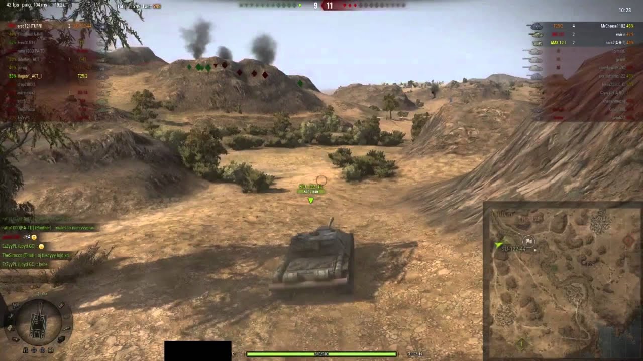 World of Tanks - Walczymy z Widzami # Stream 07-11-2013
