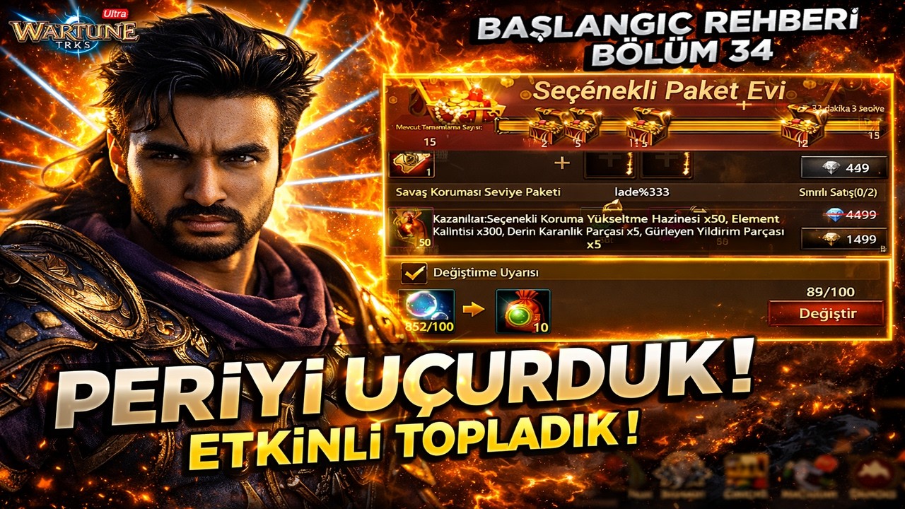 ETKİNLİKTEKİ İNCİLERİ VE FASİHON SETİNİ FULLEDİM ! BÖLÜM 34 !!! Wartune Ultra Türkçe