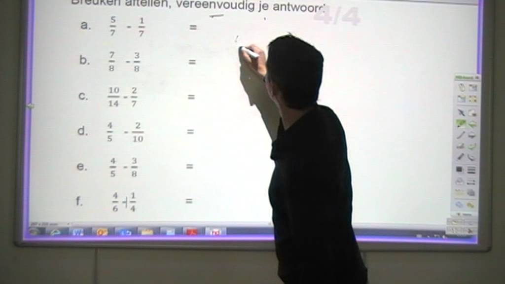 Rekenen Breuken Aftellen 2F