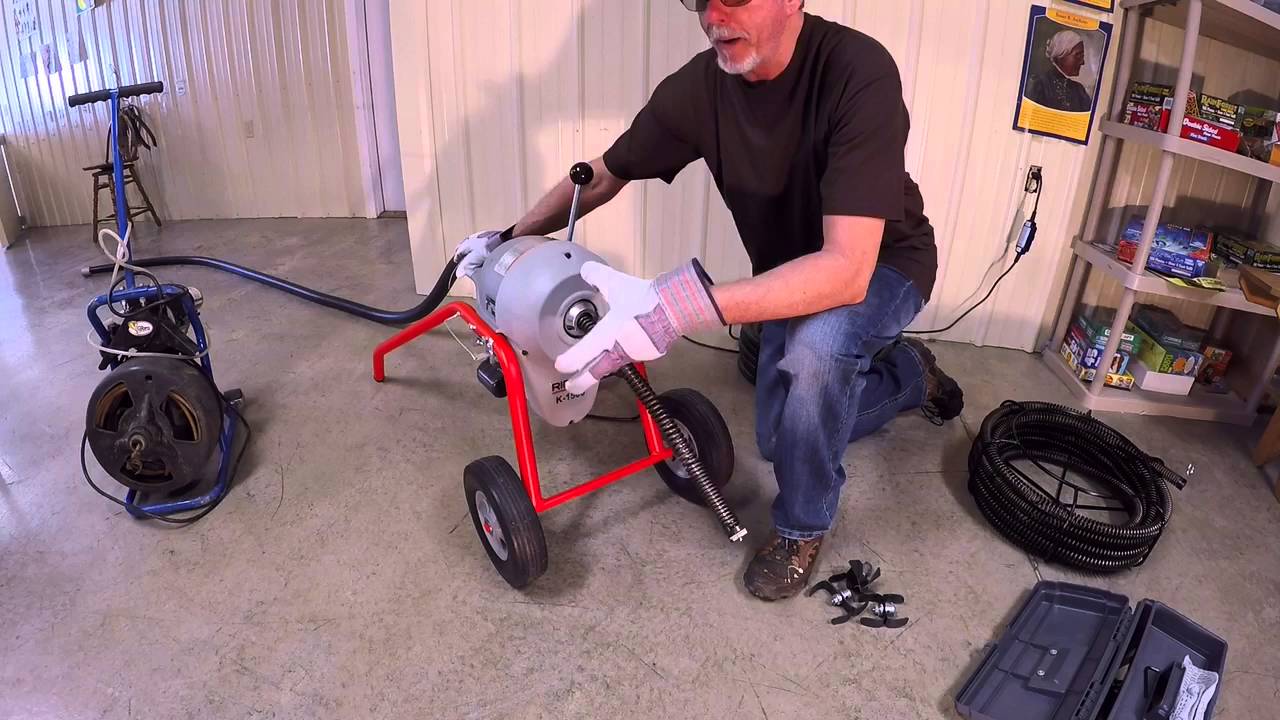Rigid K 1500B sewer drain cleaner