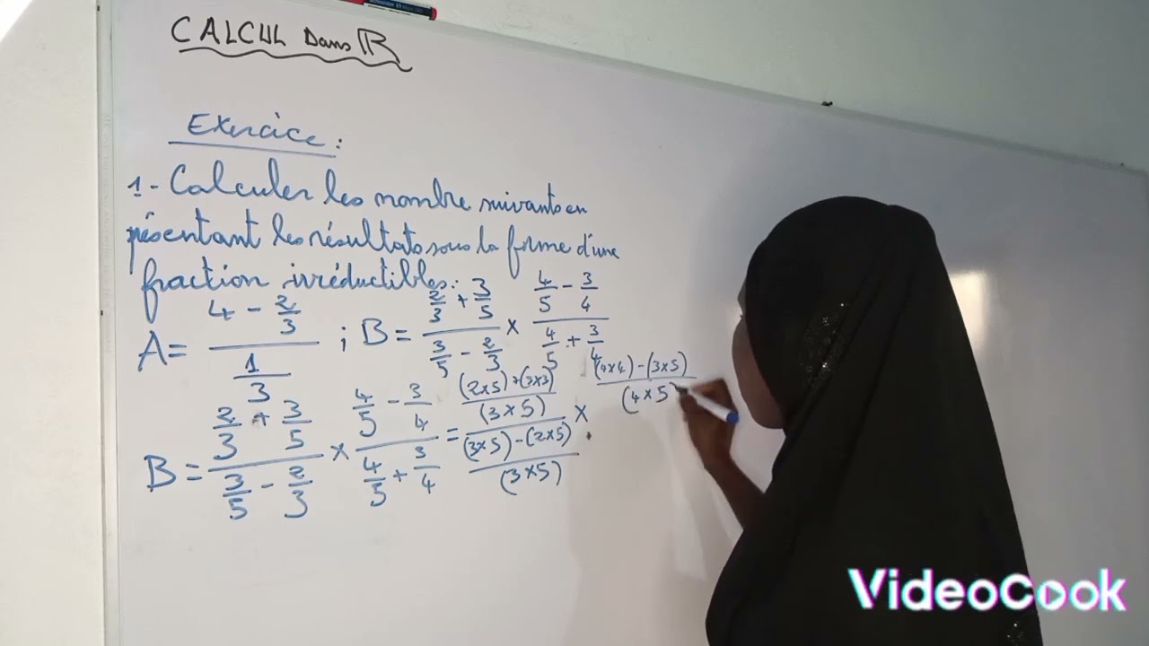 fraction irréductible