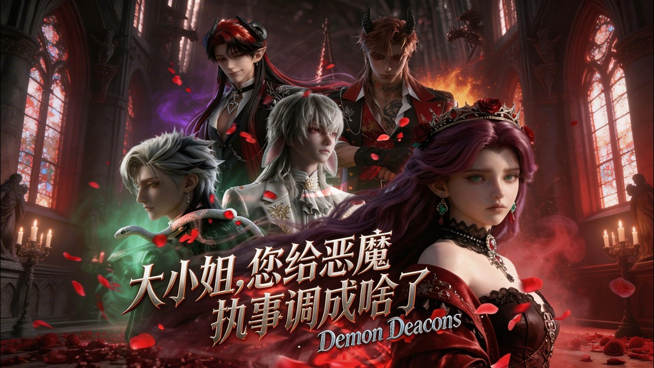 🔥【大小姐，您給惡魔執事調成啥了！喚來高冷強大的惡魔執事，大小姐手滑調錯設定，高冷惡魔秒變黏人忠僕，趣味反差拉滿，甜爽又好嗑！】🔥