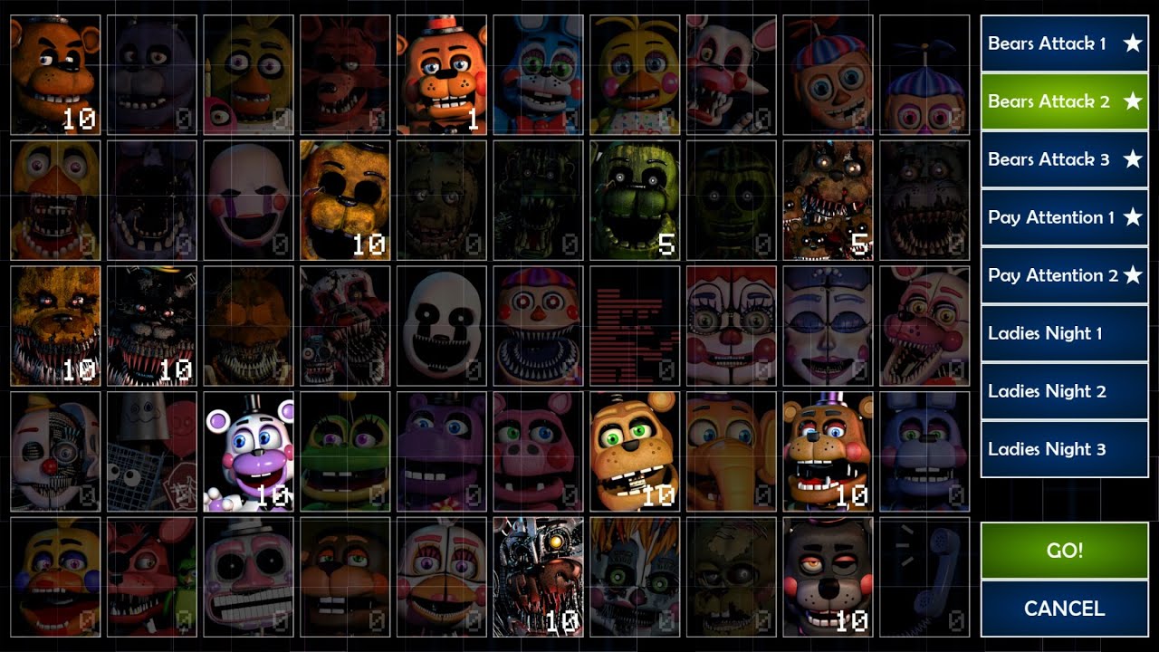 【FNaF UCN】 Bears Attack 2  攻略動画  スマホ版