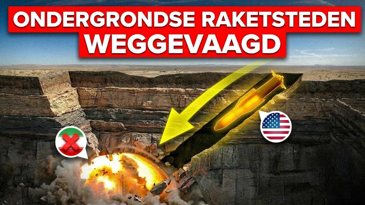 VS heeft zojuist Irans geheime BUNKERS VERNIETIGD... Niet te stoppen bunker-busters vaagden ze weg!