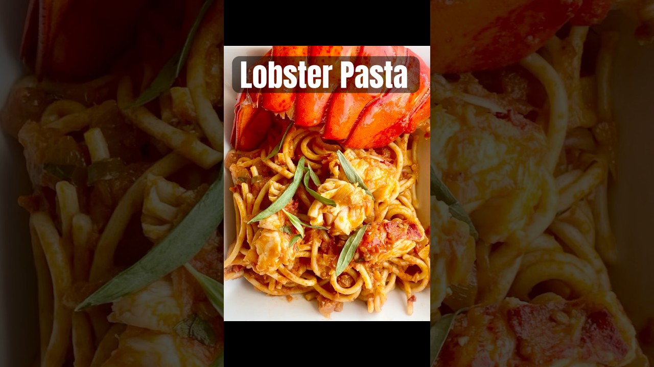 Lobster Pasta Recipe | Fresh Lobster Spaghetti in Rich Tomato Sauce