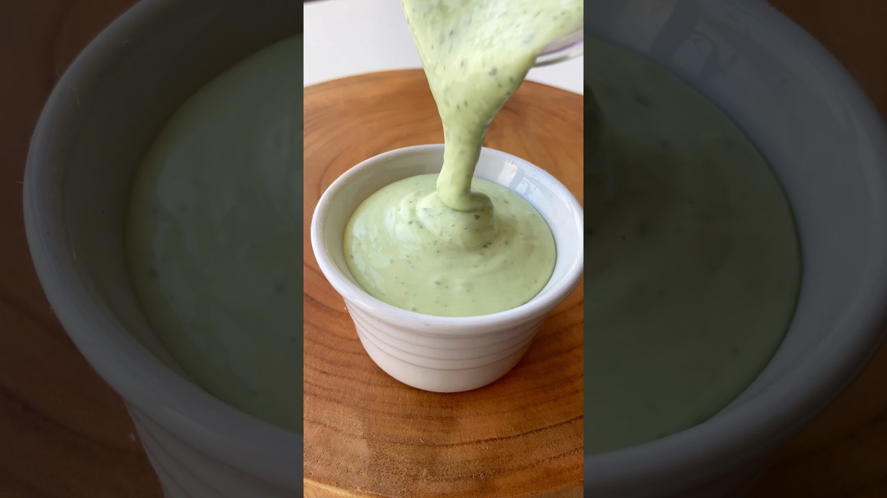 Maionese verde 😍❤️ #dica #receita #receitas #cozinha #maionese #maioneseverde #molho #lanche #dicas