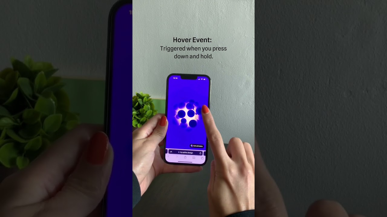 Interactive designs for mobile ✨ #3d #design #spline #3ddesign #ui #ux #webdesign #designtools