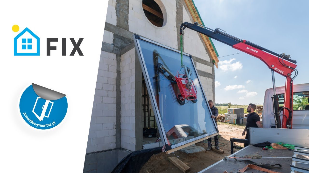 Prawidłowy montaż okien LUM'UP #Vetrex w kolorze Spectral