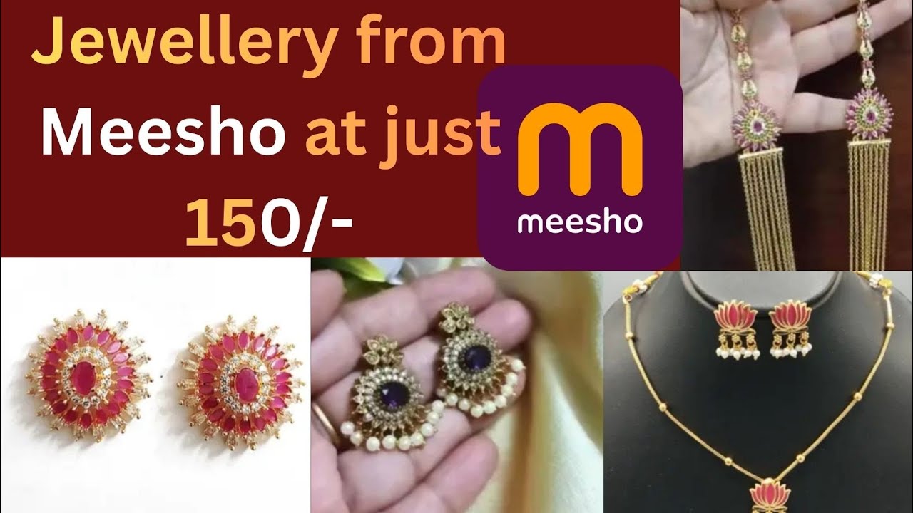 150/- అదిరిపోయే మీషో నగలు| Meesho jewellery at just 150/-