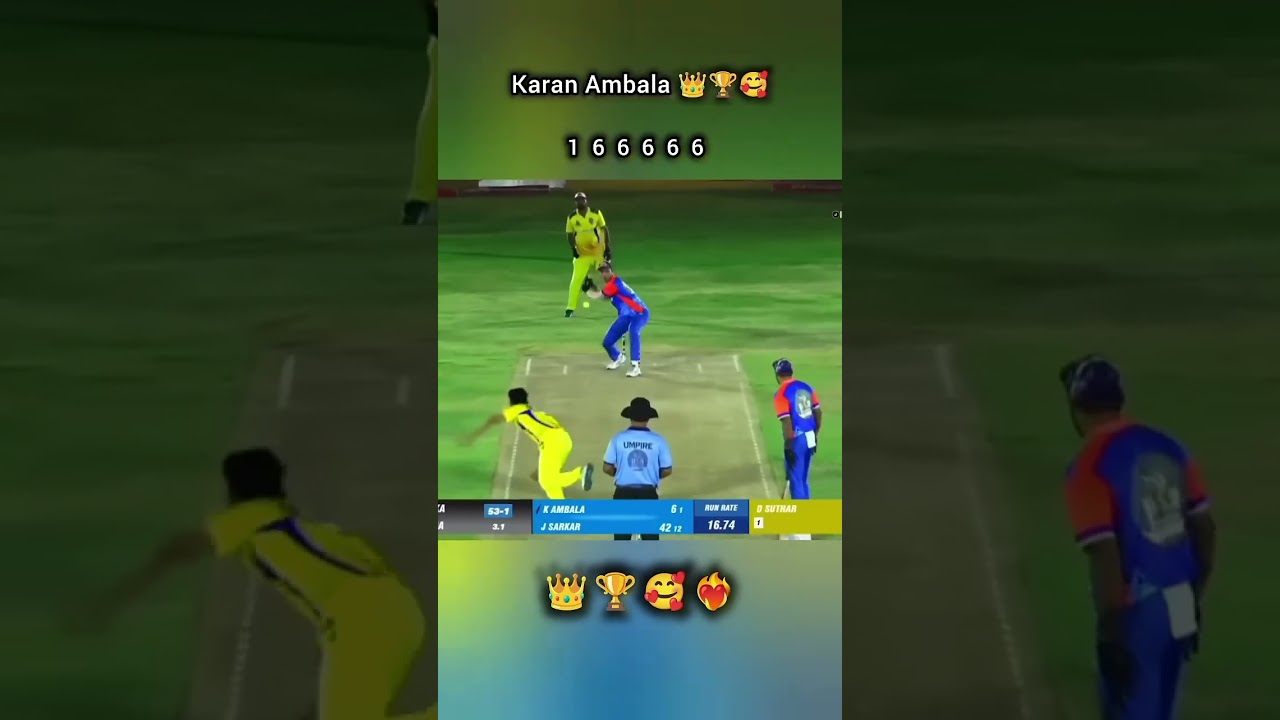 Karan Ambala Classic batting 😱 #cricket #ytshorts #cricketlover #cricketshorts #karanambala #ispl