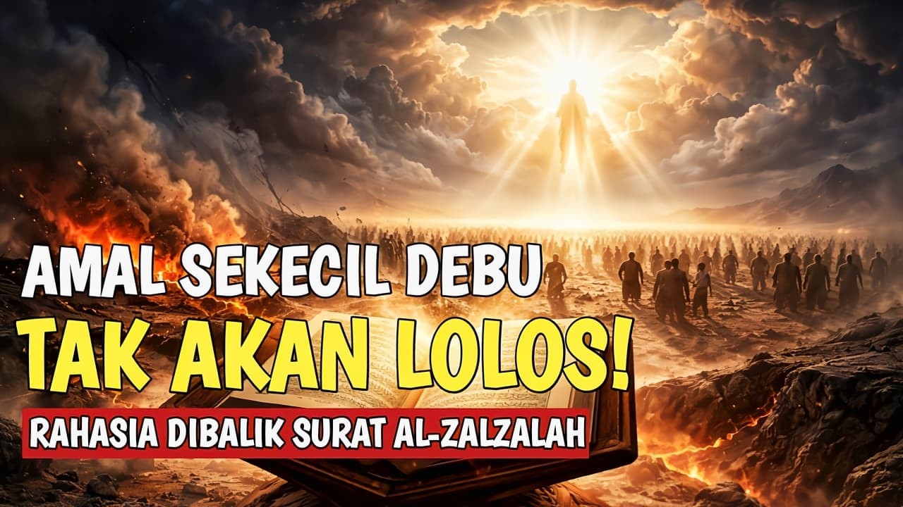 AMAL SEKECIL DEBU TAK AKAN LOLOS! FAKTA MENGERIKAN SURAT AL-ZALZALAH YANG JARANG DIBAHAS!