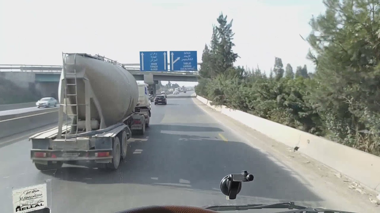 من الجزائر العاصمة طريق شرق غرب 🌺❤♥💐🇩🇿🚛