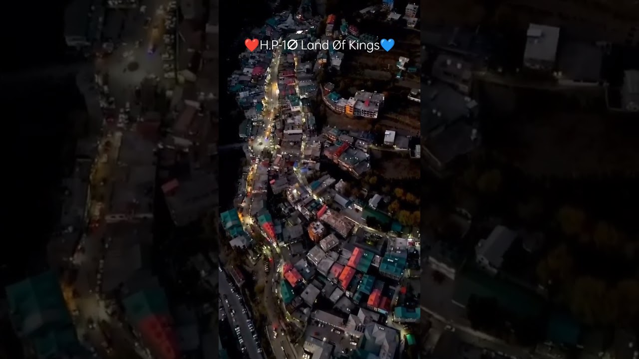 ❤️R&oslash;hr&uuml; City Drone View💙#rohru #shimla #usa  #uppershimlaarea #rohruroyal #city