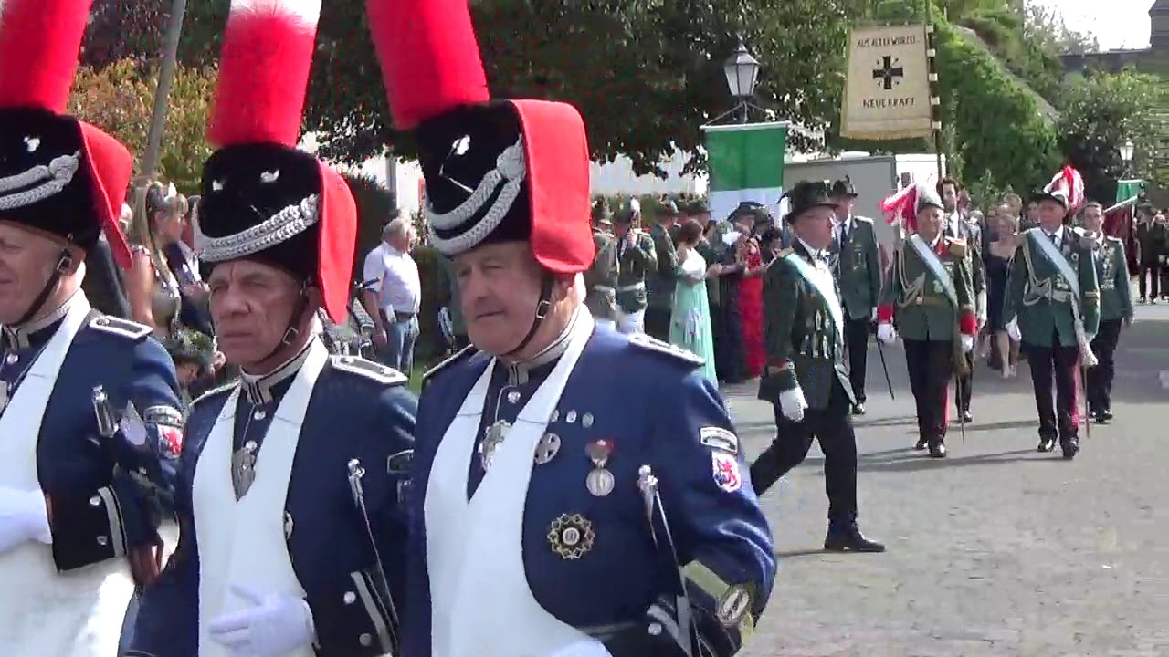 Bundesschützenfest Xanten 2018 der Festzug Teil I.