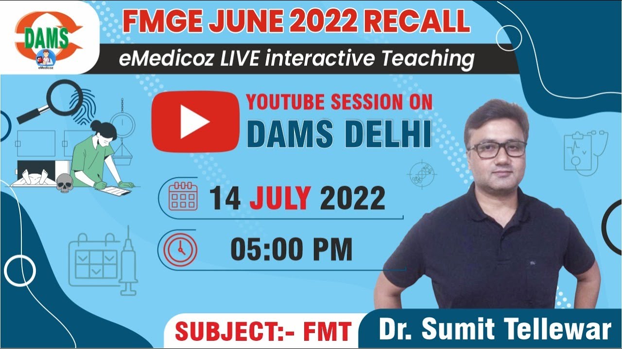 FMGE June 2022 Recall | FMT || Dr Sumit Tellewar