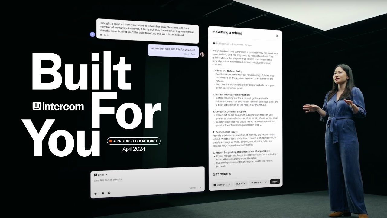 Built For You: April 2024 - An Intercom Product Broadcast