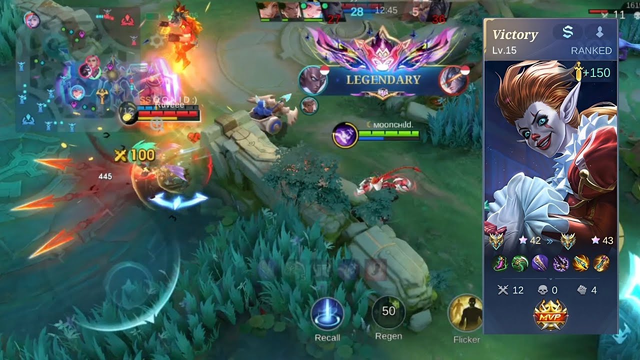 Mythical Honor ⭐ 42 ⏩ ⭐ 43 | Karrie Gameplay | MLBB