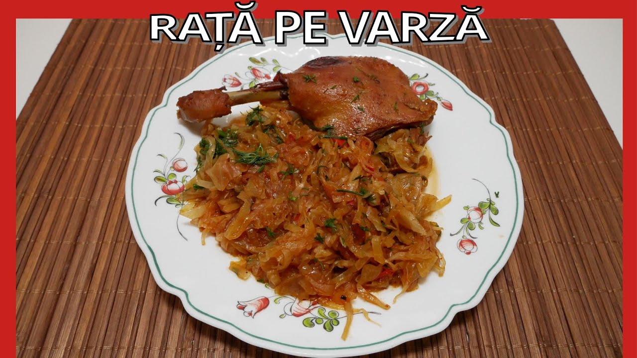 🦆 Rață pe varză – Deliciu tradițional, fraged și aromat