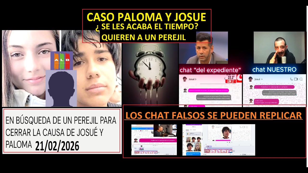 PALOMA Y JOSUE  LOS CHAT FALSOS SIN IA, SE REPLICAN (¿QUIEREN A UN SOLO PEREJIL? ,HIPOLITO CABRERA