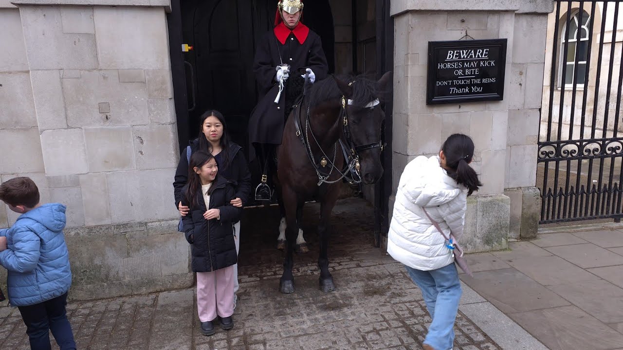Extremely Dangerous: What She Did - 15 Seconds of Disrespect to the King's Guard   😤💂‍♂️👑