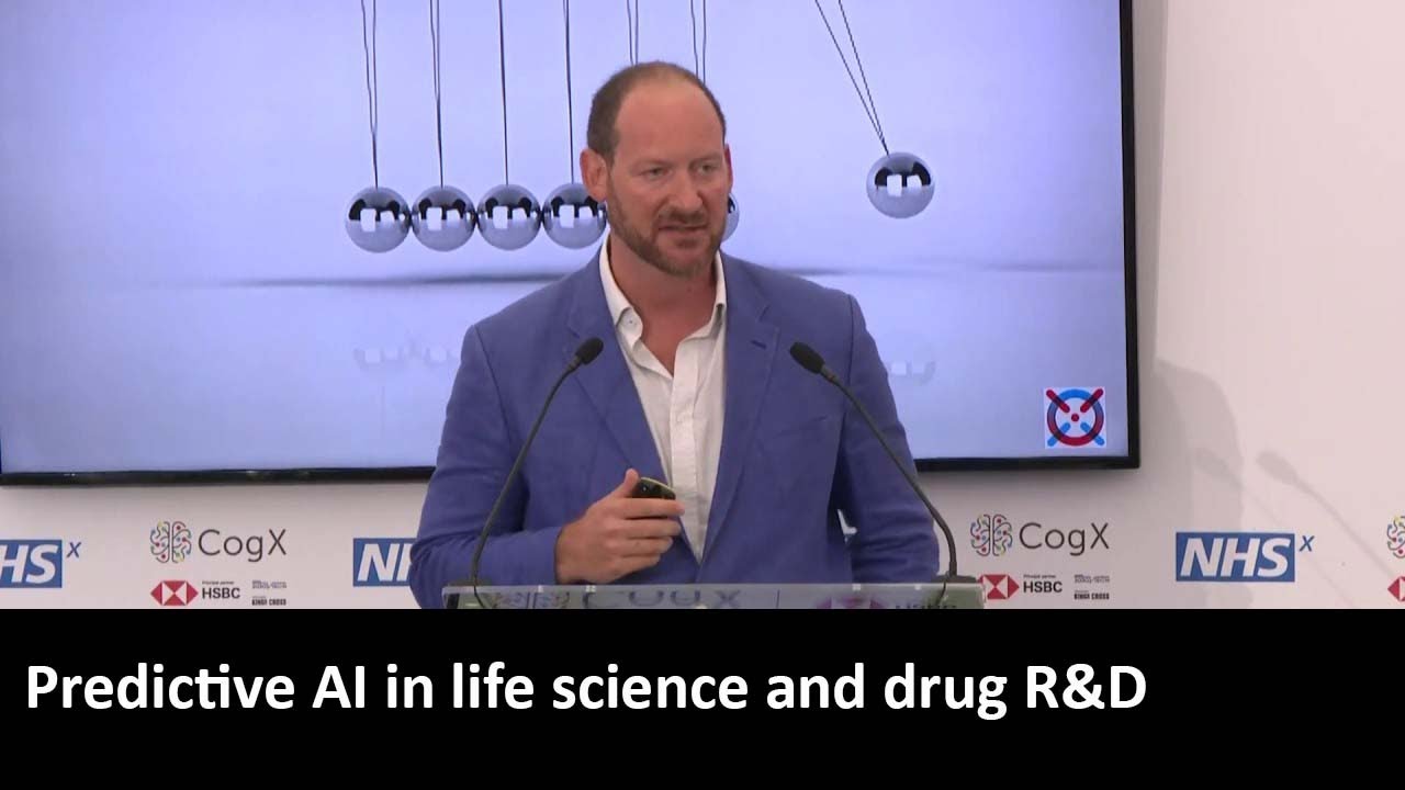 Hacking Human Biology: The power of Predictive AI in life science and drug R&D | CogX 2019