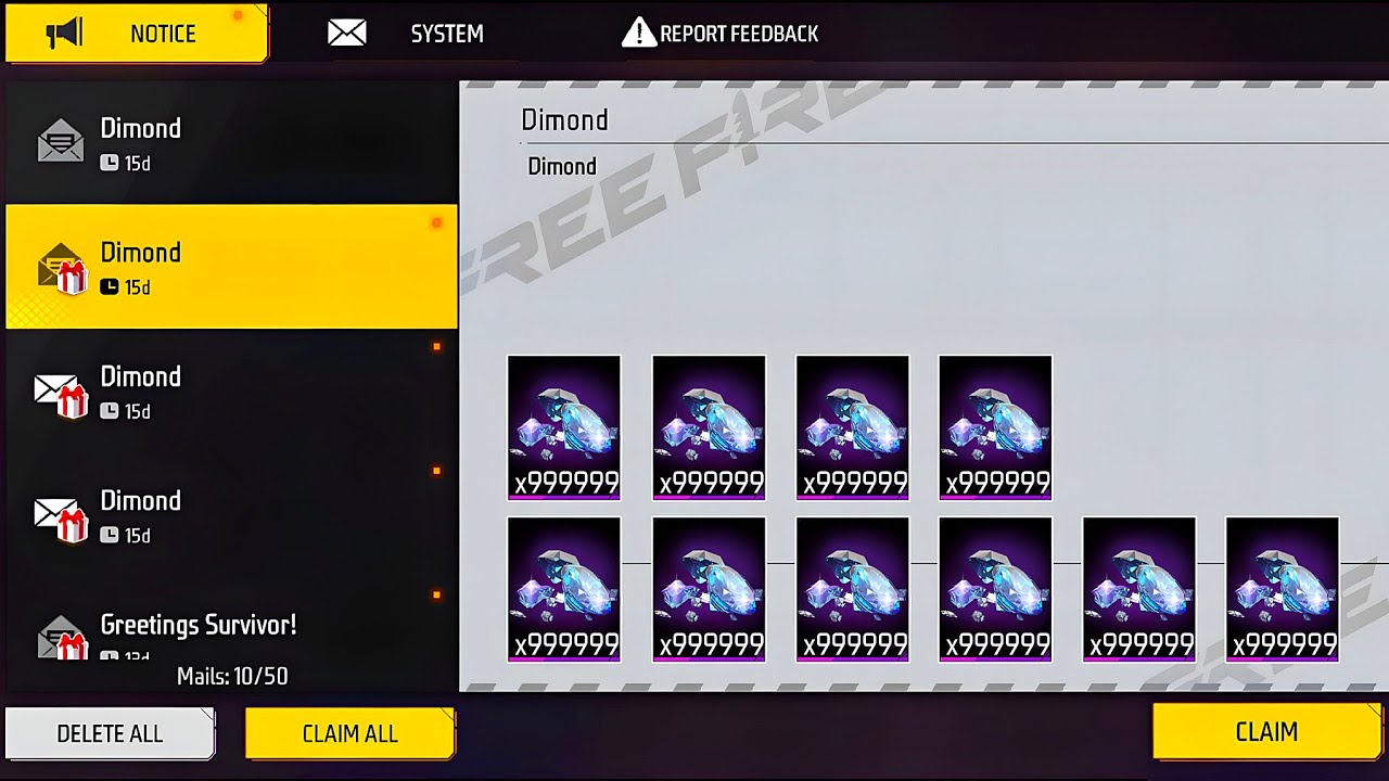 Garena Sent Me Unlimited Diamond (999999+)🤯, Lets Unboxing it🔥