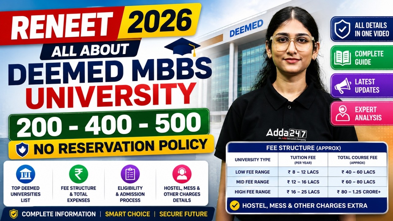 Low NEET Score MBBS 2026? Deemed Medical Colleges Under 400 Marks