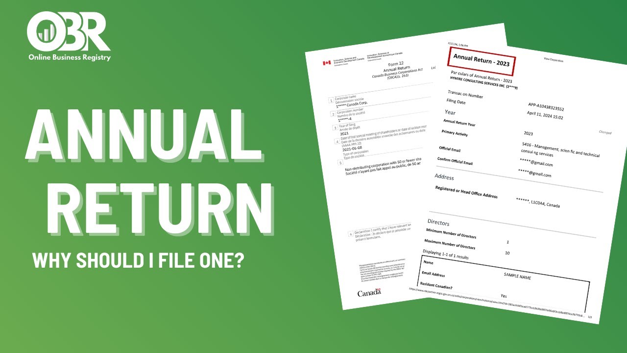 Annual Return Filing: Common Mistakes to Avoid in Canada | Online Business Registry