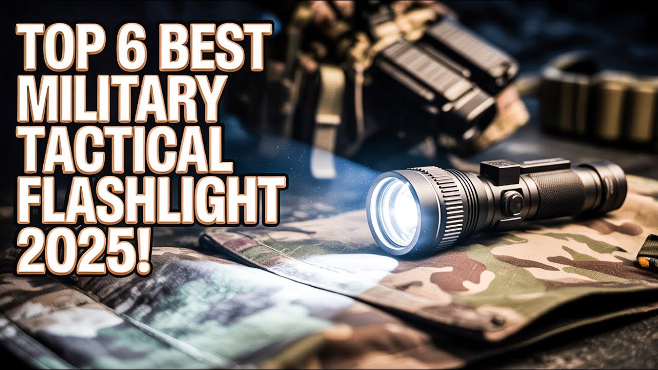 Top 6 Best Military Tactical Flashlight 2026!