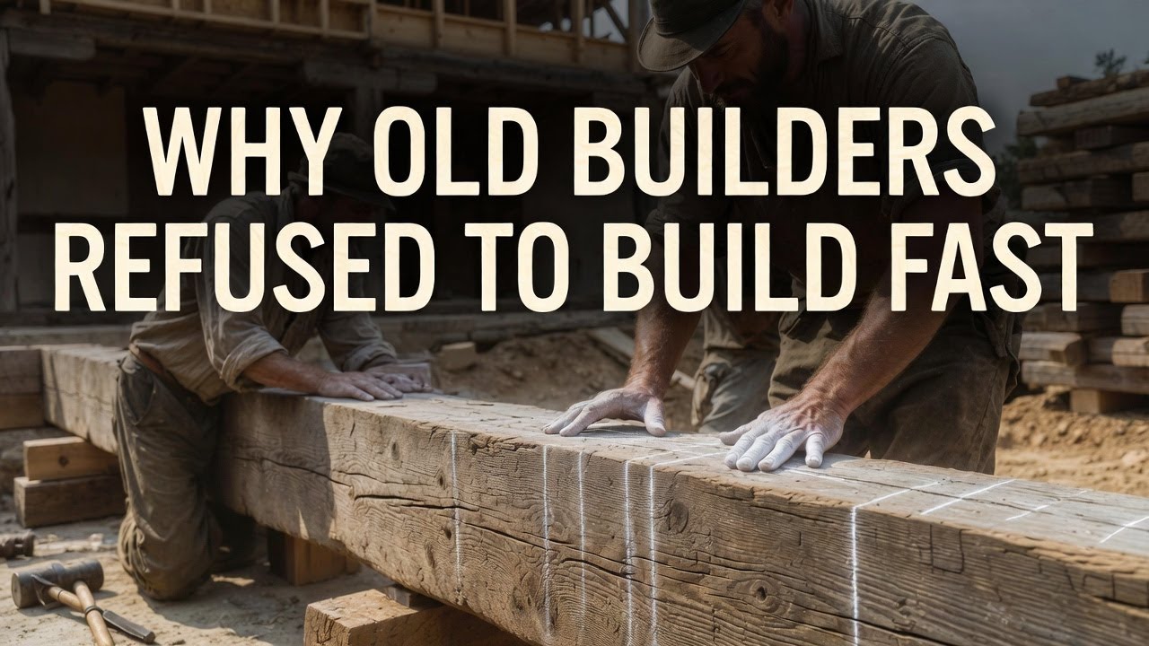 Why Old World Builders Refused to Build Fast