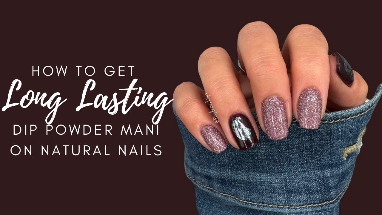 How To Get A Long Lasting Dip Powder Mani On Short Natural Nails | Double Dipp’d