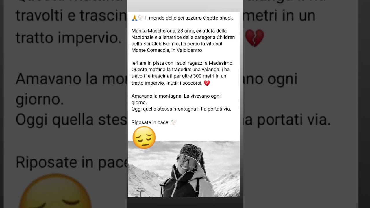 Riposa in pace Marika.🙏😪