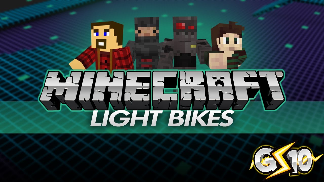 Minecraft Light Bikes Mini-Game w/ Graser & Friends!