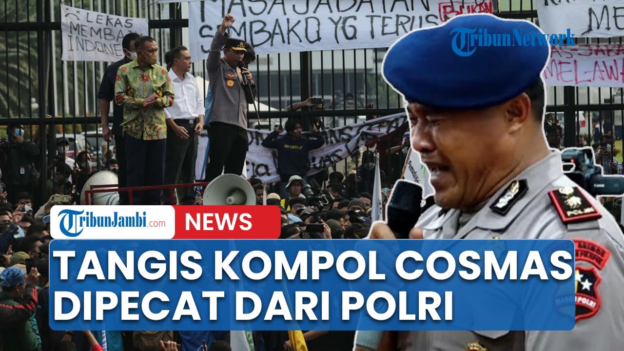 Tangis dan Maaf Kompol Cosmas Usai Dipecat Melindas Ojol Affan Kurniawan