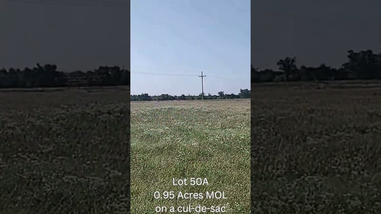 **SOLD** Lot 50A / Quiet Country living / Mobile Homes and RVs welcome! / NW of OKC