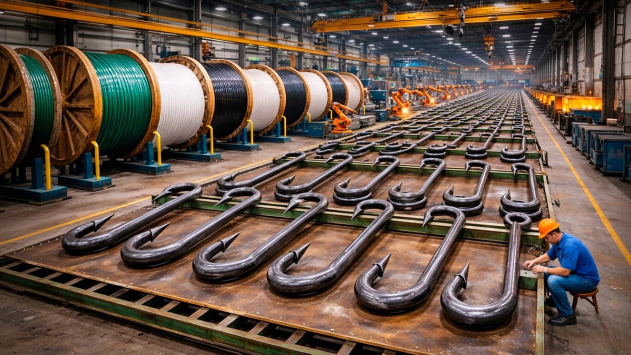 Comment sont fabriqués des milliards d'hameçons : Au cœur d'une industrie de 15 milliards de dollars