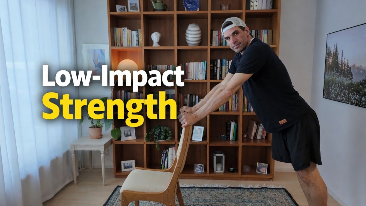 10-Minute At-Home Strength Workout with Chair | Low Impact Beginner-Friendly Bodyweight