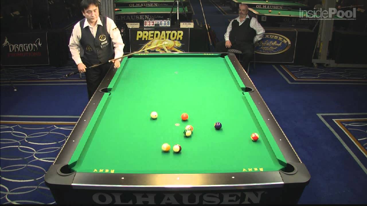 Kunihiko Takahashi vs Allen Waldo at the World 14.1 Tournament