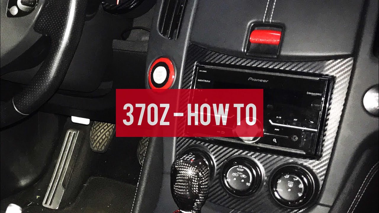 370Z - How To Disassemble the Center Console