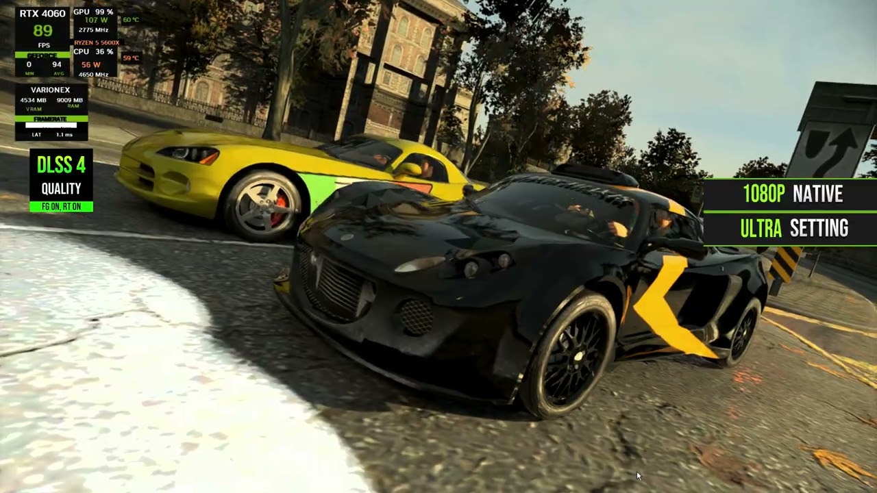 Need for Speed Most Wanted RTX REMIX REMAKE PATCH TRACING 4K 60FPS