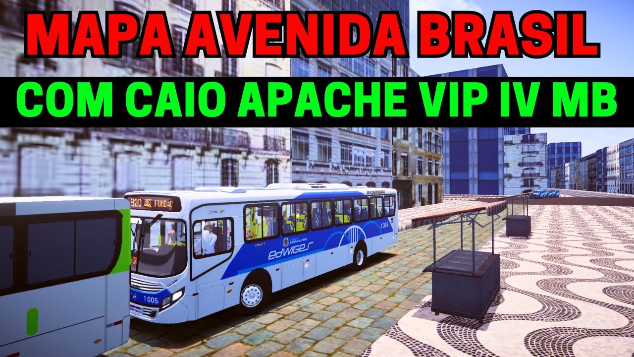 🔴Mapa Avenida Brasil RJ Beta 2.0 | Gameplay Proton Bus Simulator | Linha 320 | Simulador | PBSU